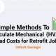 Simple Methods To Calculate Mechanical (HVAC) Load Costs